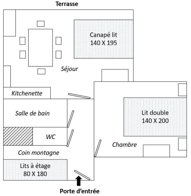 Appartement Renove T2, Vue Montagne Samoëns Exterior foto